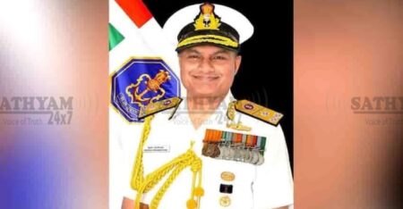 ഇന്ത്യന് നാവികസേനാ മേധാവിയായി കൃഷ്ണ സ്വാമിനാഥൻ ചുമതലയേറ്റു