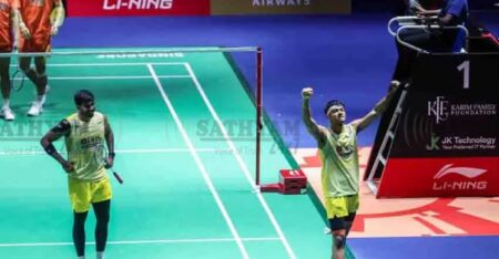 സിംഗപ്പൂര് ഓപ്പൺ: കിരീടവരൾച്ചയ്ക്ക് വിരാമം, ചരിത്രനേട്ടവുമായി സാത്വിക്-ചിരാഗ് സഖ്യം