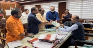 നിയമസഭാ സ്പീക്കർ തിരഞ്ഞെടുപ്പ് ബിജെപി സ്ഥാനാർത്ഥിയായി ബി ബി ഗോപകുമാർ പത്രിക സമർപ്പിച്ചു