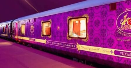 ദക്ഷിണേന്ത്യൻ കാഴ്ചകളിലേക്ക് രാജകീയ യാത്രയുമായി ഗോൾഡൻ ചാരിയറ്റ്; ആഡംബര ട്രെയിൻ പുതിയ രൂപത്തിൽ തിരിച്ചെത്തുന്നു