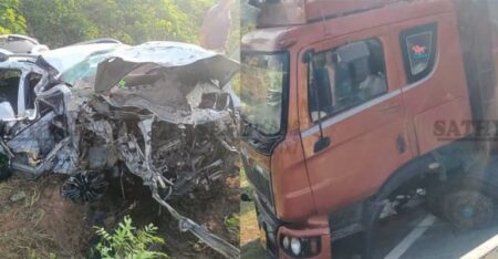 ഗുണ്ടൽപേട്ടിൽ വാഹനാപകടം: കണ്ണൂർ സ്വദേശികളായ രണ്ട് മലയാളികൾക്ക് ദാരുണാന്ത്യം