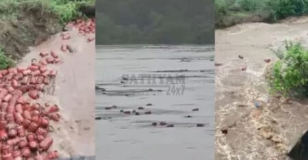 മഹാരാഷ്ട്രയിൽ കനത്ത മഴ: റായ്ഗഡിൽ എച്ച്പിസിഎൽ പ്ലാന്റിൽ നിന്ന് 1200 എൽപിജി സിലിണ്ടറുകൾ വെള്ളപ്പൊക്കത്തിൽ ഒഴുകിപ്പോയി