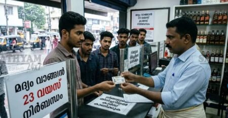 കേരളത്തിൽ മദ്യം വാങ്ങാൻ ഇനി പ്രായം തെളിയിക്കണം കർശന നിയന്ത്രണങ്ങളുമായി സർക്കാർ നീക്കം