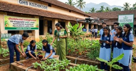 സ്കൂളുകളിൽ കൃഷിക്ക് വെയ്റ്റേജ് മാർക്ക് കതിര് പദ്ധതിയുമായി സർക്കാർ