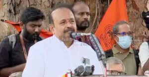 കാവിവസ്ത്രത്തെ അപമാനിച്ച പപ്പു യാദവിനെതിരെ പ്രതിഷേധം കടുപ്പിച്ച് ശബരിമല കർമ്മ സമിതി