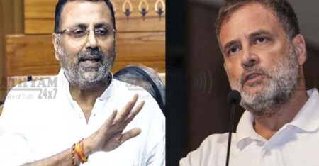 രാഹുൽ ഗാന്ധിയെ ജിന്നയുമായി താരതമ്യം ചെയ്ത് നിഷികാന്ത് ദുബെ; രൂക്ഷ വിമർശനവുമായി ബിജെപി എംപി