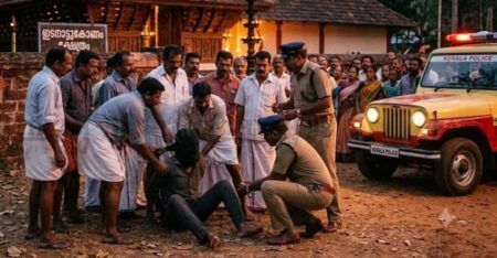 തിരുവനന്തപുരം പരശുവയ്ക്കൽ ക്ഷേത്രത്തിൽ മോഷണശ്രമം; പ്രതിയെ പിടികൂടി നാട്ടുകാർ പോലീസിന് കൈമാറി