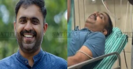 പത്തനംതിട്ടയിൽ അപകടം ആറന്മുള എംഎൽഎ അബിൻ വർക്കി സഞ്ചരിച്ച കാർ കൂട്ടിയിടിച്ചു